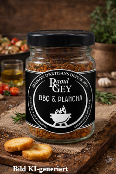 BBQ & Plancha Gewürz französische Gewürzmischung Glas